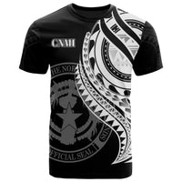 Northern Mariana Islands T Shirt Polynesian Patterns Best CNMI Ever Unisex Black - Polynesian Pride
