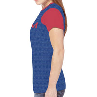 Guam Polynesian All Over T Shirt Guam Flag A4 - Polynesian Pride