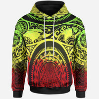 Hoodie Polynesian Patterns Maui Tattoo (Reggae) Unisex Reggae - Polynesian Pride