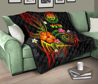 Federated States of Micronesia Polynesian Premium Quilt - Legend of FSM (Reggae) - Polynesian Pride