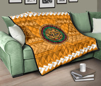 Hawaii Tiki Kanaka Polynesian - Premium Quilt AH - Polynesian Pride