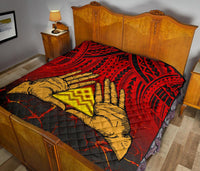 Hawaii Quilt - Premium Quilt - Protect Mauna Kea - Polynesian Pride