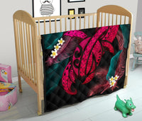 Hawaii Turtle Polynesian Tropical Premium Quilt - Ghia Style Pink - Polynesian Pride
