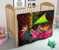 Tokelau Polynesian Premium Quilt - Hibiscus and Banana Leaves - Polynesian Pride