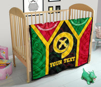 Polynesian Vanuatu Custom Personalised Premium Quilt - Vanuatu Flag and Coat Of Arms - Polynesian Pride