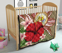 Hawaii Polynesian Coat Of Arm Tropical Premium Quilt - AH - Polynesian Pride