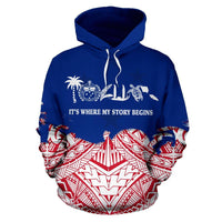 Samoa Hoodie Samoa Where My Story Begins Special Version - Polynesian Pride