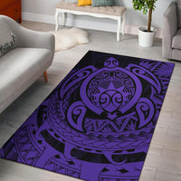 Hawaii Polynesian Turtle Rug - Purple Purple - Polynesian Pride