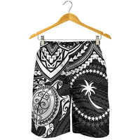 Chuuk Polynesian Short (Men) - White Turtle - Polynesian Pride
