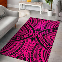 Hawaii Area Rug Polynesian Tradition AH Rug Pink - Polynesian Pride