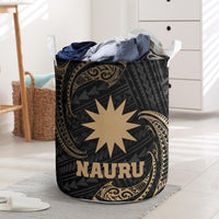 Nauru Polynesian Laundry Basket - Gold Tribal Wave One Style One Size One Style - Polynesian Pride