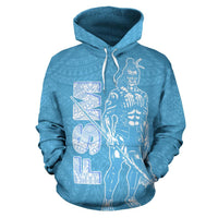 Federates States of Micronesia Hoodie Micronesian Warrior Flag Color - Polynesian Pride