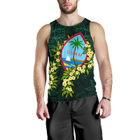 Guam Polynesian Men Tank Top - Ti Leaf Lei Turtle - Polynesian Pride