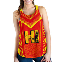Hawaiian Kanaka Polynesian Women's Racerback Tank Active - Polynesian Pride