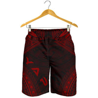 Yap Men's Shorts - Polynesian Chief Red Version - Polynesian Pride