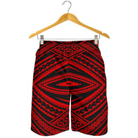 Polynesian Tatau Red Men's Short - Polynesian Pride