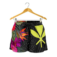 Hawaii Women's Shorts - Hibiscus Polynesian Pattern - Polynesian Pride