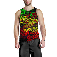 Chuuk Men's Tank Top - Reggae Shark Polynesian Tattoo - Polynesian Pride