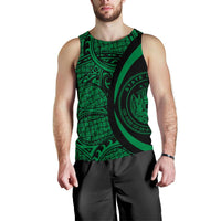 Hawaii Green Polynesian Men's Tank Top - Circle Style - Polynesian Pride