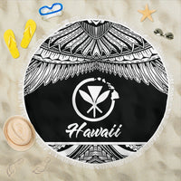 Hawaii Polynesian Beach Blanket - Hawaii Pride White Version Beach Blanket - Hawaii Polynesian Beach Blanket - Hawaii Pride White Version - BN12 One Size White - Polynesian Pride