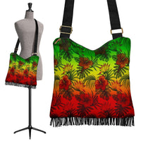 Polynesian Boho Handbag - Reggae Hibiscus Patterns - Polynesian Pride