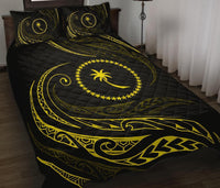 Chuuk Islands Quilt Bed Set - Green - Frida Style - Polynesian Pride