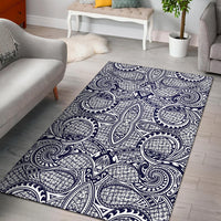 Polynesian Blue Dark Area Rug - Polynesian Pride