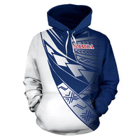 Samoa Polynesian All Over Hoodie Gradient Style - Polynesian Pride