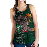 Hawaii Women's Racerback Tank - Warrior Sport Kakau - Polynesian Pride