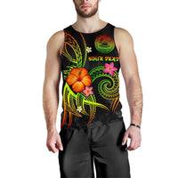 American Samoa Polynesian Personalised Men's Tank Top - Legend of American Samoa (Reggae) - Polynesian Pride