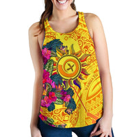 Polynesian - Vanuatu Symbols With Hibiscus - Polynesian Pride