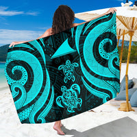 Tokelau Sarong - Tentacle Turtle Turquoise SARONG ONE SIZE TURQUOISE - Polynesian Pride