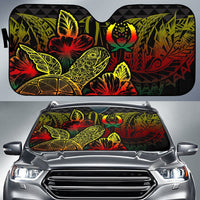 Polynesian Hawaii Auto Sun Shades Turtle Hibiscus Reggae Auto Sun Shade Universal Fit Reggae - Polynesian Pride