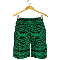 Polynesian Seamless Green Men's Short - Polynesian Pride