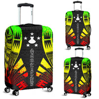 Austral Islands Luggage Cover - Polynesian Tattoo Reggae Reggae - Polynesian Pride