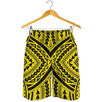 Polynesian Tradition Yellow Men's Short - Polynesian Pride