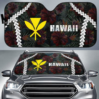 Hawaii Auto Sun Shades - Chain Polynesian Auto Sun Shade Universal Fit BLACK - Polynesian Pride