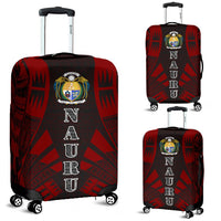Nauru Luggage Cover - Polynesian Tattoo Red Red - Polynesian Pride