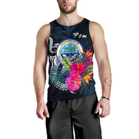Federated States of Micronesia Men's Tank Top - Tropical Flower - Polynesian Pride