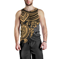 Federated States Of Micronesia Men's Tank - Golden Turtle - Polynesian Pride