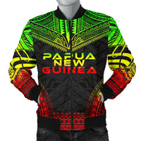Papua New Guinea Polynesian Chief Men's Bomber Jacket - Reggae Version Reggae - Polynesian Pride