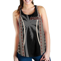 Fiji Women's Racerback Tank - Tapa Coconut - Polynesian Pride