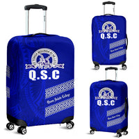 Queen Salote Luggage Covers Tonga College Blue - Polynesian Pride