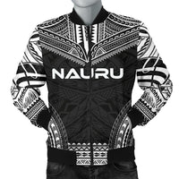 Nauru Polynesian Chief Men's Bomber Jacket - Black Version Black - Polynesian Pride