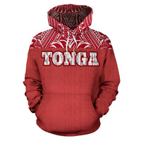 Tonga All Over Hoodie Polynesian Hoodie Style - Polynesian Pride