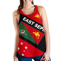 Papua New Guinea Women's Racerback Tank - East Sepik Province - Polynesian Pride