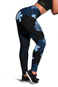 Tropical Polynesian - Hawaiian Women's Leggings - Curtis Style - Polynesian Pride