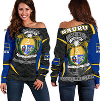 Nauru Polynesian Off Shoulder Sweater (Women) - Nauru Spirit (Original) - Polynesian Pride