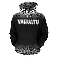 Vanuatu Polynesian Hoodie Black Fog - Polynesian Pride