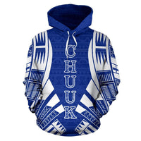 Ella All Over Hoodie Unisex Blue - Polynesian Pride